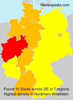 Surname Siwak in Germany Surname Siwak in Germany