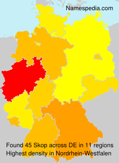 Surname Skop in Germany Surname Skop in Germany