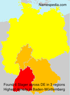 Surname Slager in Germany Surname Slager in Germany
