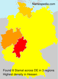 Surname Slamal in Germany Surname Slamal in Germany