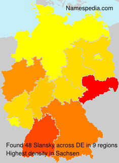 Surname Slansky in Germany Surname Slansky in Germany