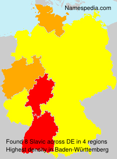 Surname Slavic in Germany Surname Slavic in Germany
