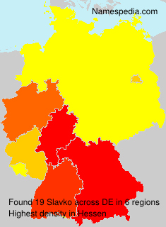 Surname Slavko in Germany Surname Slavko in Germany