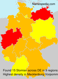 Surname Slomian in Germany Surname Slomian in Germany