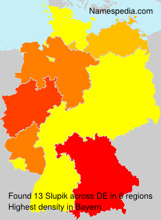 Surname Slupik in Germany Surname Slupik in Germany