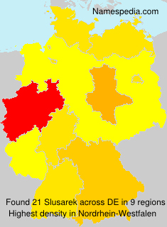 Surname Slusarek in Germany Surname Slusarek in Germany