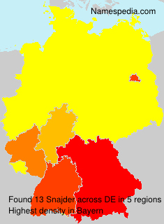 Surname Snajder in Germany Surname Snajder in Germany