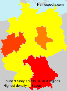 Surname Snay in Germany Surname Snay in Germany