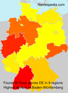 Surname Sock in Germany Surname Sock in Germany
