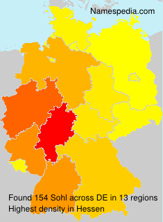 Surname Sohl in Germany Surname Sohl in Germany