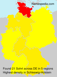 Surname Sohrt in Germany Surname Sohrt in Germany