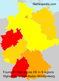 Surname Soja in Germany Surname Soja in Germany