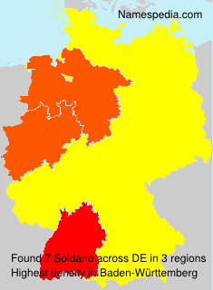 Surname Soldano in Germany Surname Soldano in Germany