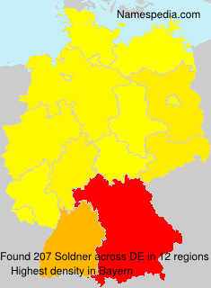 Surname Soldner in Germany Surname Soldner in Germany