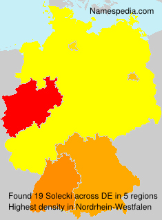 Surname Solecki in Germany Surname Solecki in Germany