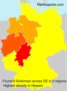 Surname Soleimani in Germany Surname Soleimani in Germany
