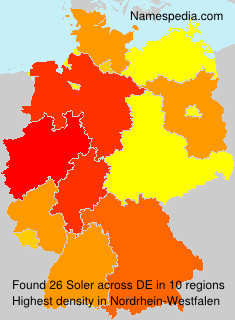 Surname Soler in Germany Surname Soler in Germany