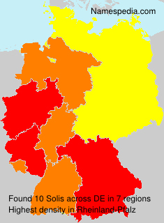 Surname Solis in Germany Surname Solis in Germany