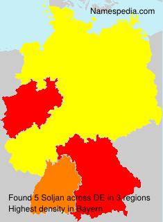 Surname Soljan in Germany Surname Soljan in Germany