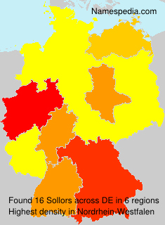 Surname Sollors in Germany Surname Sollors in Germany