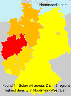 Surname Solowski in Germany Surname Solowski in Germany