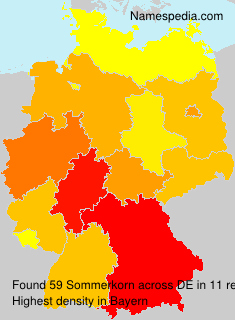 Surname Sommerkorn in Germany Surname Sommerkorn in Germany