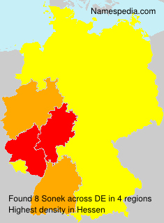 Surname Sonek in Germany Surname Sonek in Germany