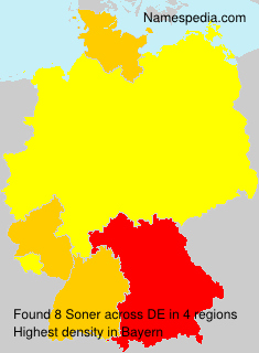 Surname Soner in Germany Surname Soner in Germany