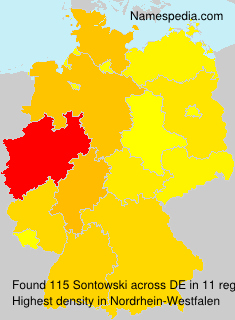 Surname Sontowski in Germany Surname Sontowski in Germany