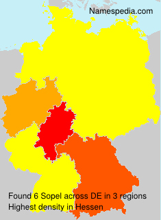 Surname Sopel in Germany Surname Sopel in Germany