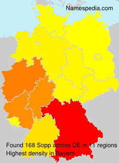 Surname Sopp in Germany Surname Sopp in Germany