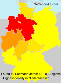 Surname Sottmann in Germany Surname Sottmann in Germany