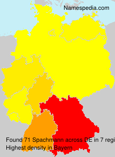 Surname Spachmann in Germany Surname Spachmann in Germany