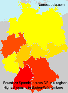 Surname Spandel in Germany Surname Spandel in Germany