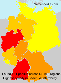 Surname Spankus in Germany Surname Spankus in Germany