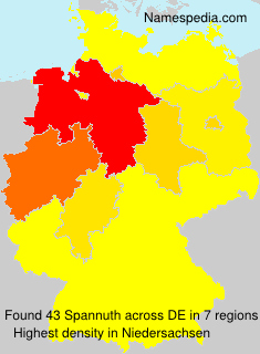 Surname Spannuth in Germany Surname Spannuth in Germany