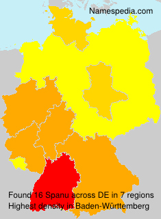 Surname Spanu in Germany Surname Spanu in Germany