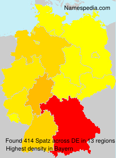 Surname Spatz in Germany Surname Spatz in Germany