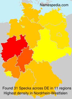 Surname Specka in Germany Surname Specka in Germany