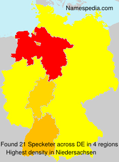 Surname Specketer in Germany Surname Specketer in Germany