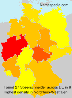 Surname Speerschneider in Germany Surname Speerschneider in Germany
