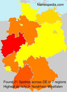 Surname Spektor in Germany Surname Spektor in Germany