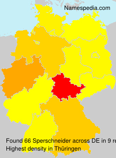 Surname Sperschneider in Germany Surname Sperschneider in Germany