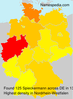 Surname Spieckermann in Germany Surname Spieckermann in Germany