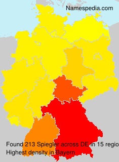 Surname Spiegler in Germany Surname Spiegler in Germany