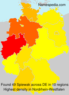 Surname Spiewak in Germany Surname Spiewak in Germany