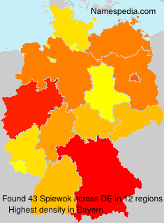 Surname Spiewok in Germany Surname Spiewok in Germany
