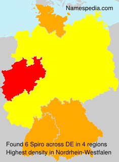Surname Spiro in Germany Surname Spiro in Germany