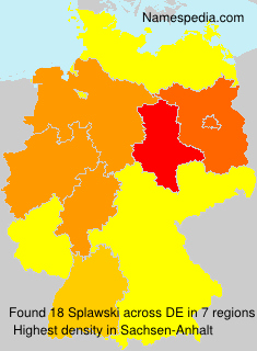 Surname Splawski in Germany Surname Splawski in Germany