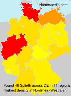 Surname Splieth in Germany Surname Splieth in Germany